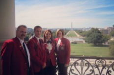 From the left: Mike Cowles, Matt Carder, Brooke Long, and Jackie Walker, all from SkillsUSA Ohio.